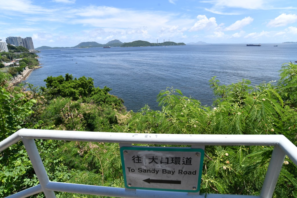 港島摩星嶺位置。盧江球攝