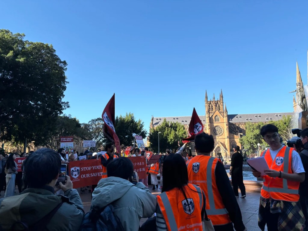 澳洲举行“停止青少年暴力”游行。小红书@vividOR