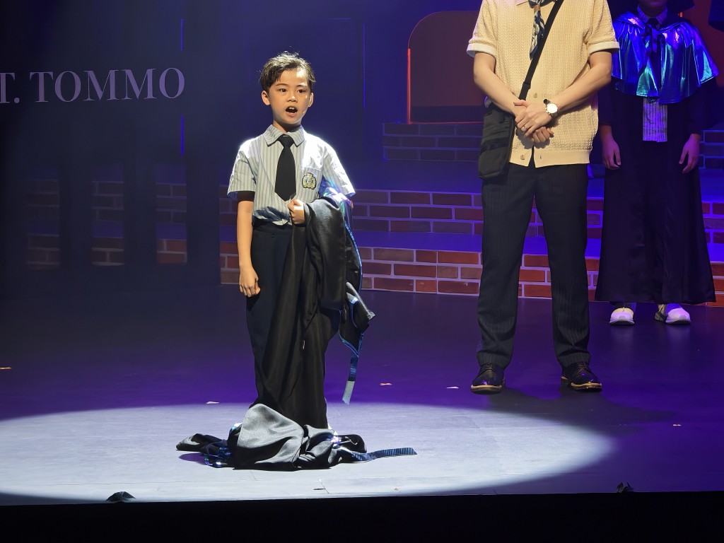 Benson兒子熹熹已有多年演出經驗。