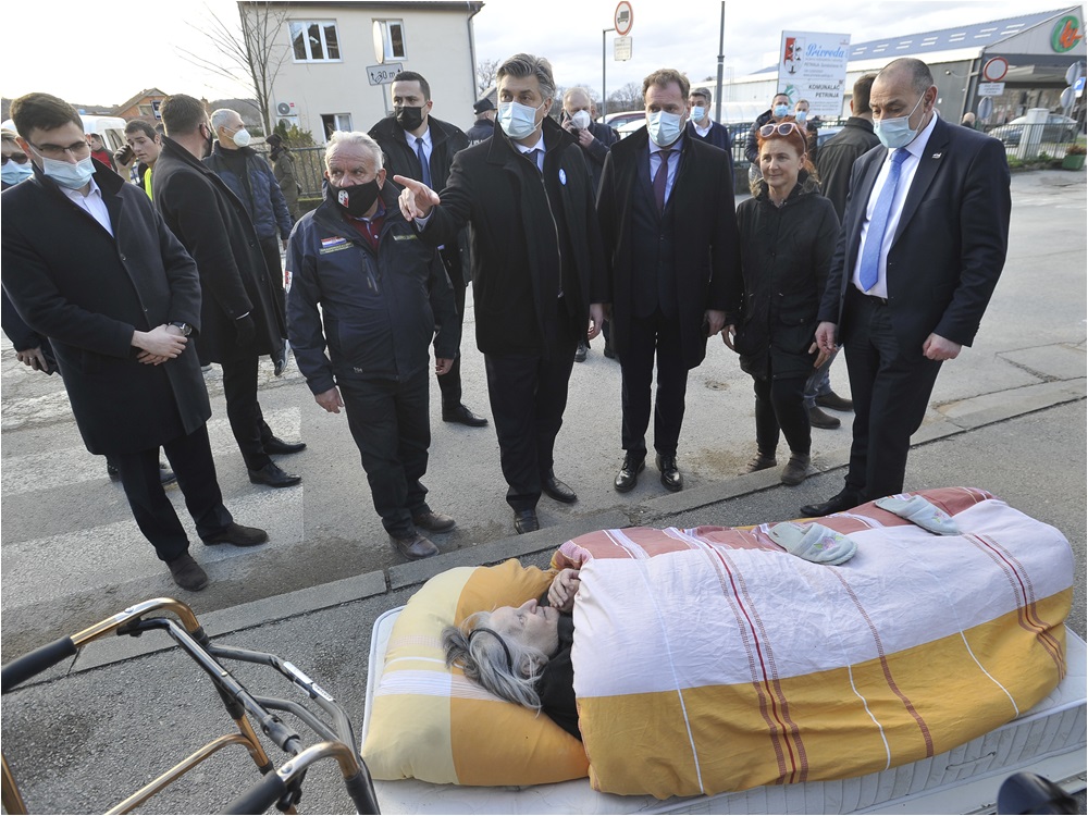 克羅地亞總理已經前往視察。AP圖片