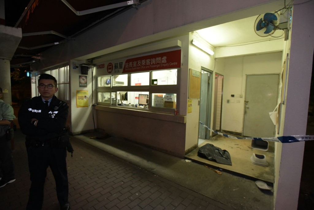 警方到場調查。黃文威攝