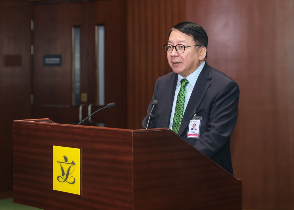 陳國基表示,論壇是為候選人提供闡述政綱和立場的平台。資料圖片 陳國基表示,論壇是為候選人提供闡述政綱和立場的平台。資料圖片