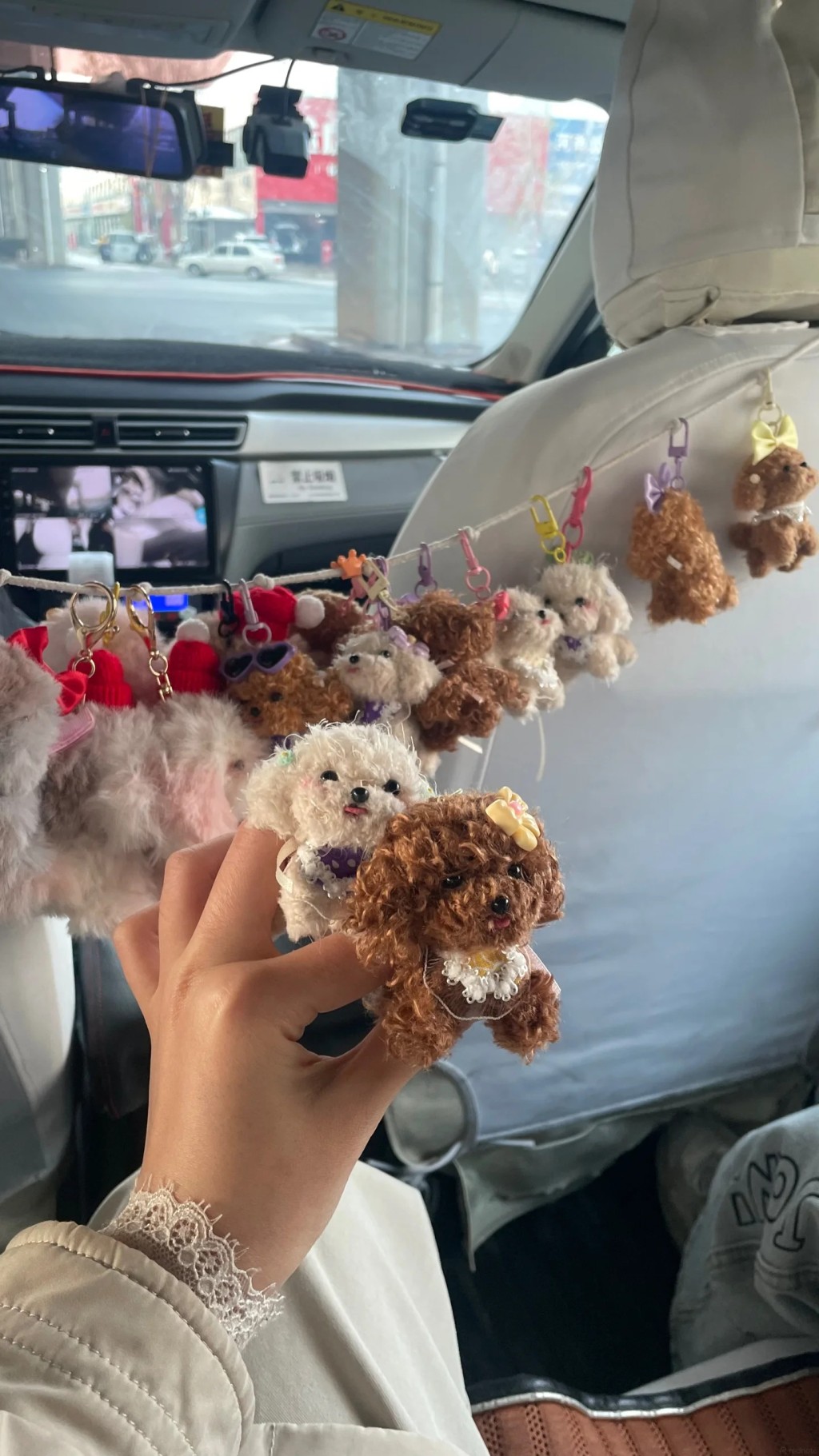 哈爾濱很多網民也分享搭上這輛充滿愛的「拼豆計程車」。小紅書@umbrella