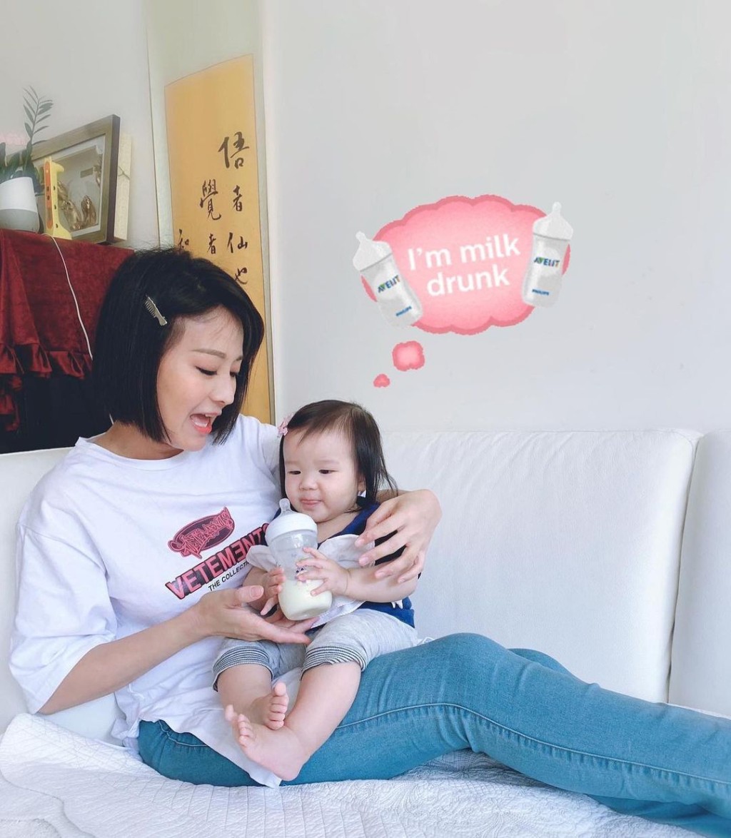 倩揚覺得女兒好勇敢。