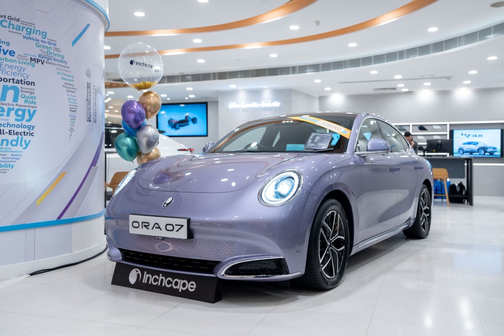 英之傑「Inchcape EV Centre」純電車系旗艦店開幕：ORA 03「一換一」售價由$169,000起，月供低至$3,239。