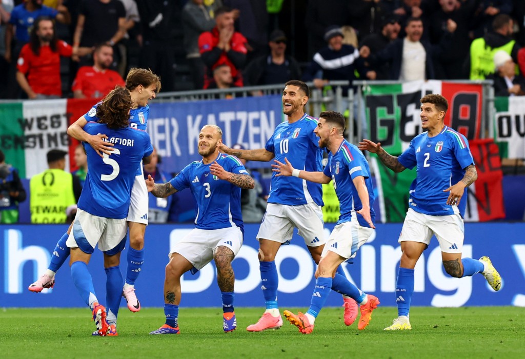 意大利首轮击败阿尔巴尼亚。Reuters