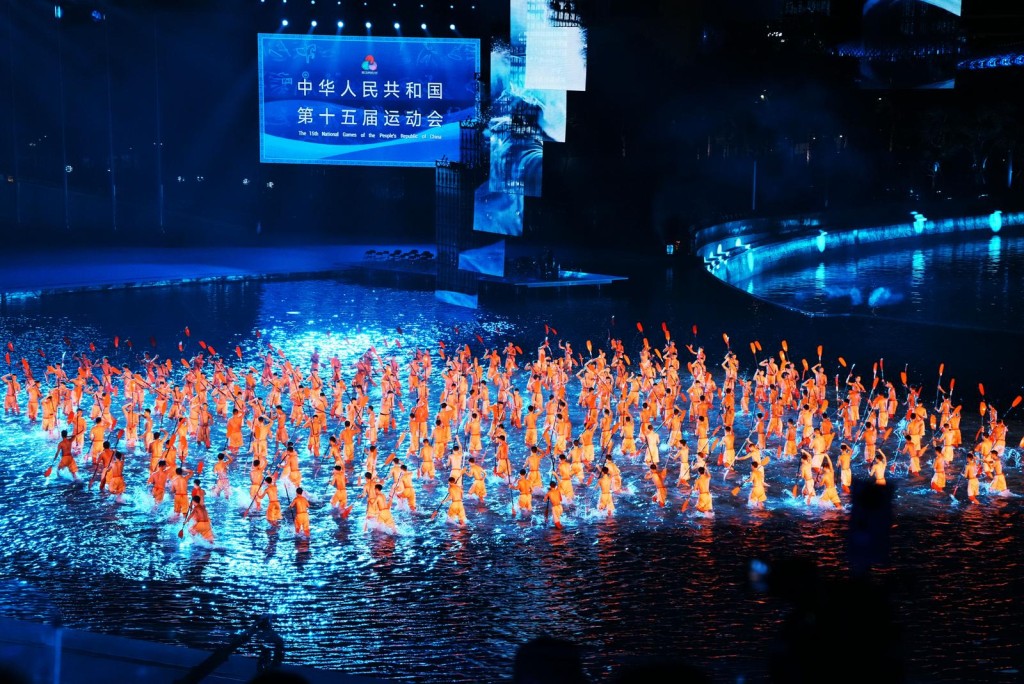 第十五屆全運會閉幕。 汪旭峰攝 第十五屆全運會閉幕。 汪旭峰攝