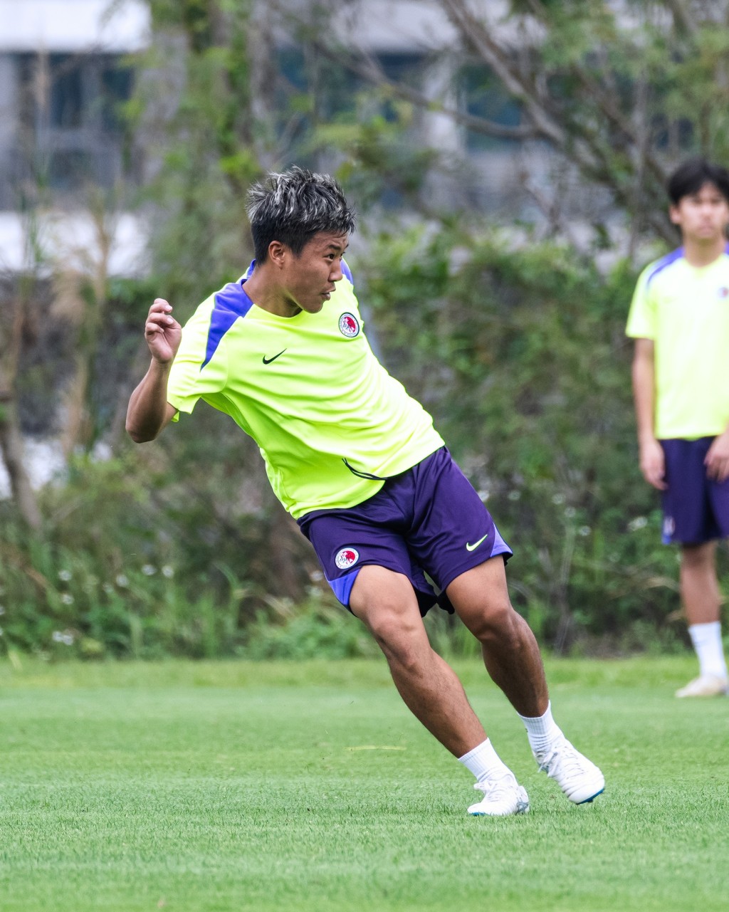  东方的林衍廷补选顶上。足总社交媒体图