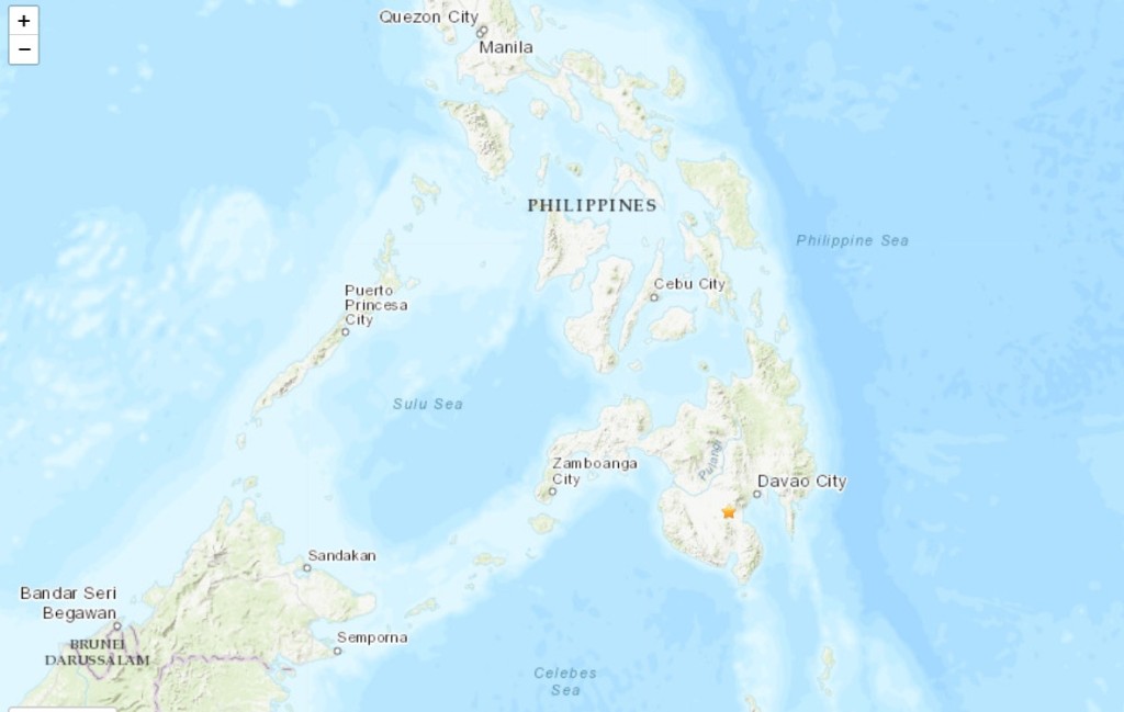 菲律宾发生6.4级地震。美国地质勘探局
