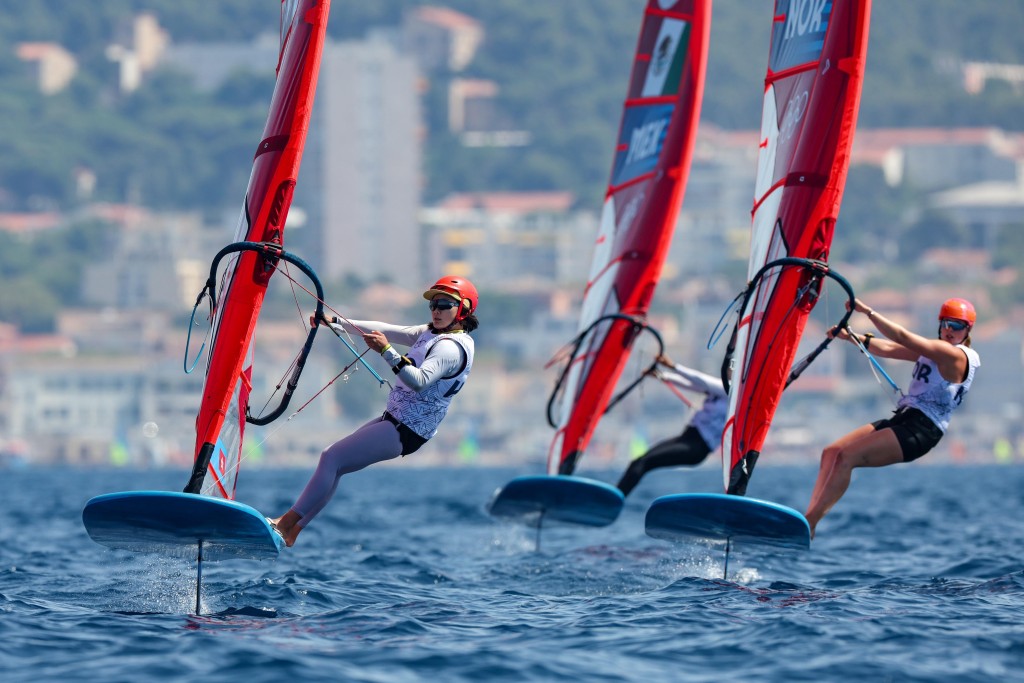 巴黎奥运滑浪风帆赛事。 World Sailing图片