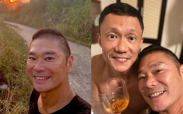 鄧達智確診,幸其醫生老公沒事。