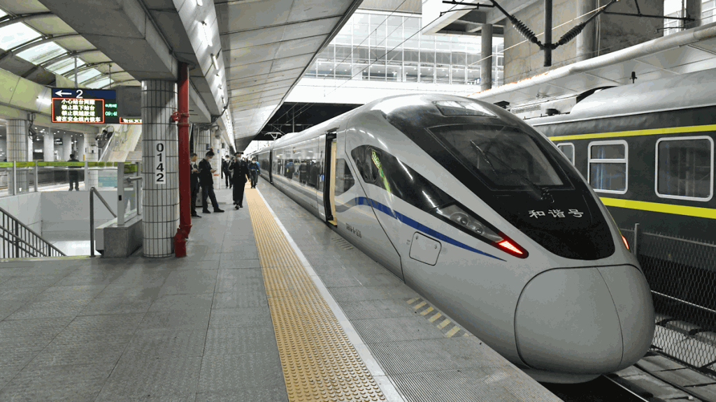 齐齐哈尔南至北京朝阳列车首次开行。资料图