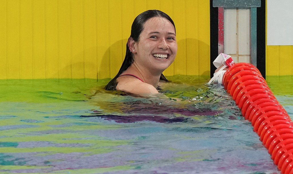 何诗蓓首夺全运会金牌。新华社