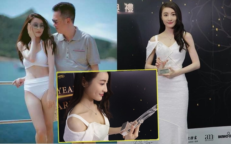 林夏薇騷白滑香肩答謝大家,更感恩一直有家人支持自己。
