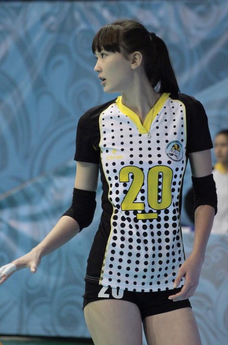 排球女神莎賓娜。網圖