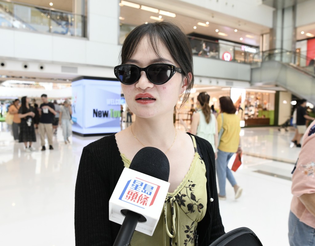 來自東莞的肖小姐一家，選擇在港停留兩天。