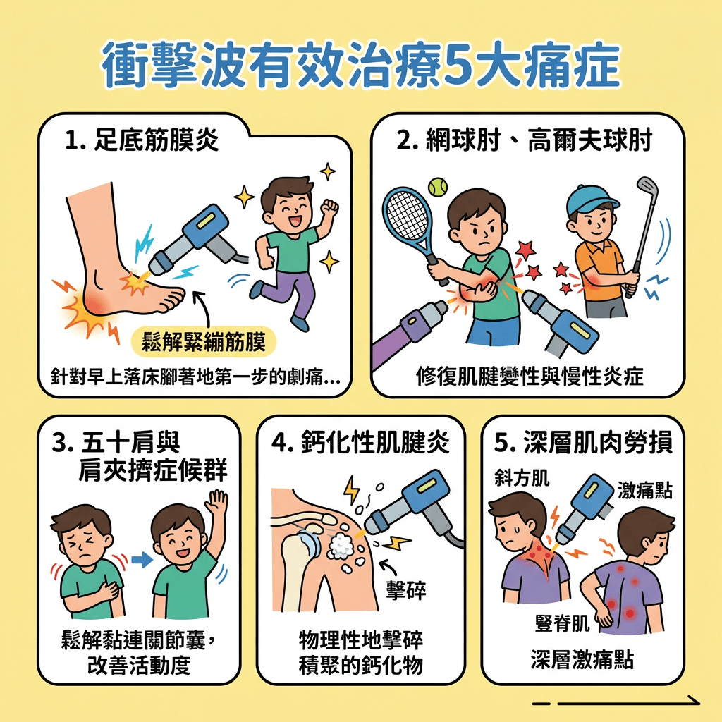 冲击波有效治疗5大痛症 冲击波有效治疗5大痛症