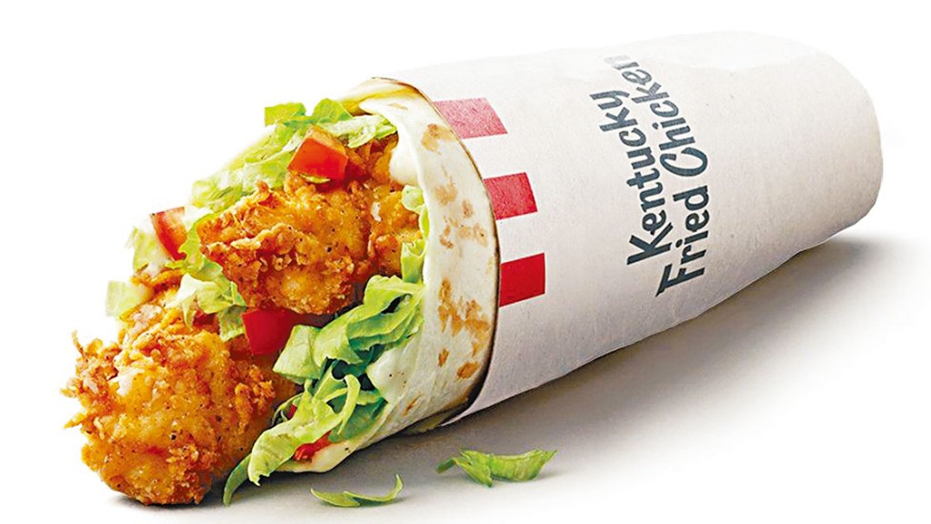 KFC的炸雞卷。