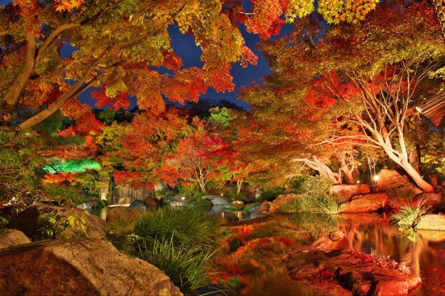 《Jalan》读者选出好古园日为「日本绝景红叶」排名榜第一位。