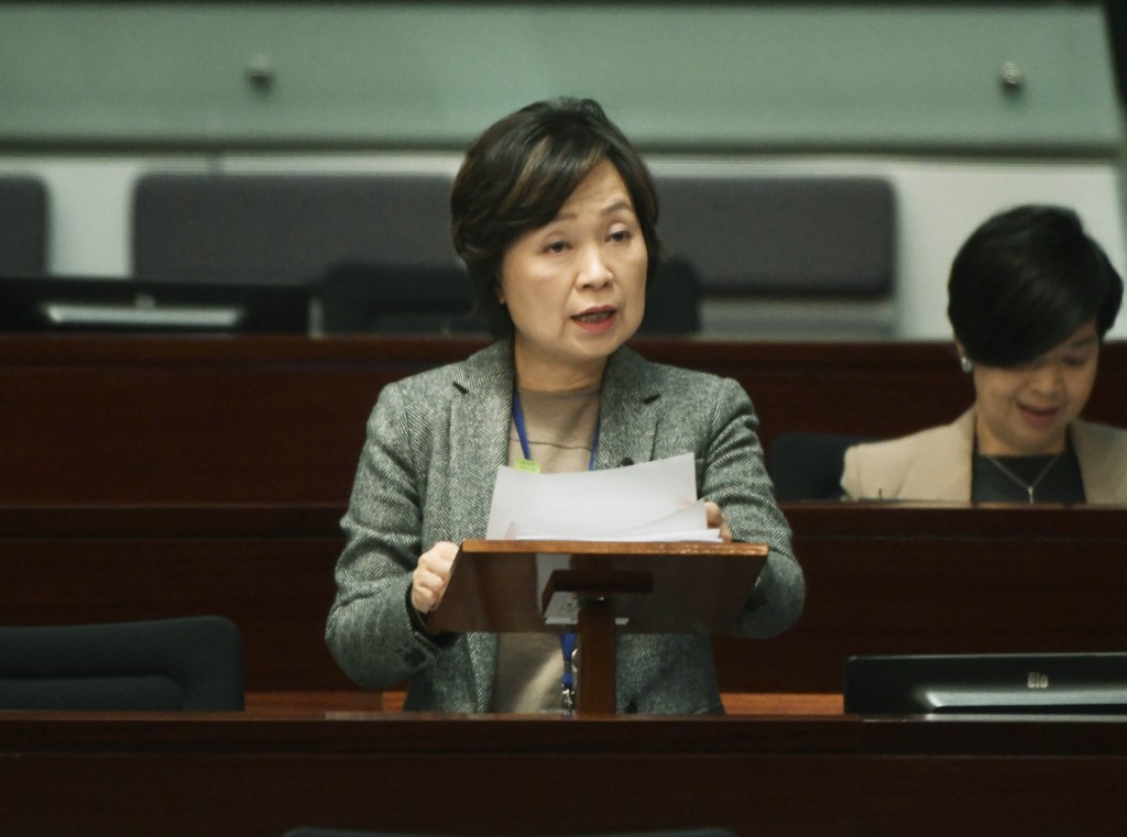 蔡若蓮表示，訂立《維護國家安全條例》是完成基本法所賦予的香港憲制責任。資料圖片