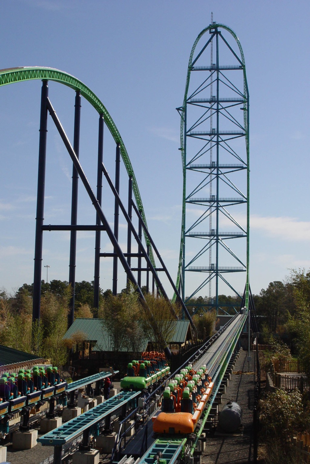 「Kingda Ka」曾是全球最高最快過山車。 美聯社