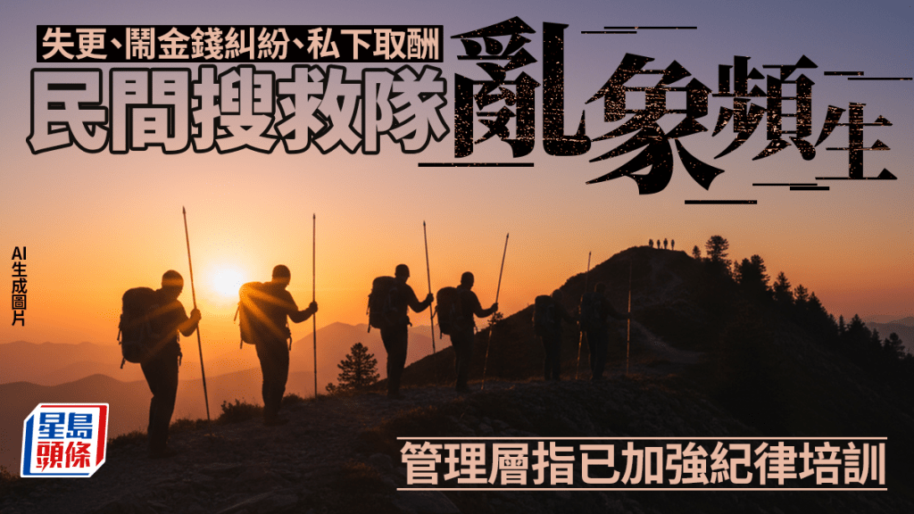 每日雜誌｜無故失更鬧金錢糾紛  民間搜救隊亂象頻生  傳有成員私下接觸家屬取酬  管理層指已加強紀律培訓