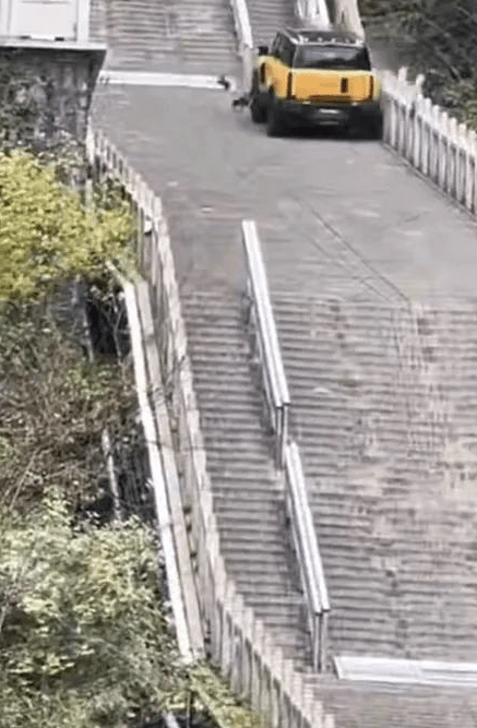 奇瑞汽車在張家界天門山國家森林公園「試車」導致意外。千里眼 奇瑞汽車在張家界天門山國家森林公園「試車」導致意外。千里眼