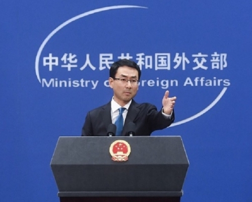 外交部發言人耿爽。新華社圖片
