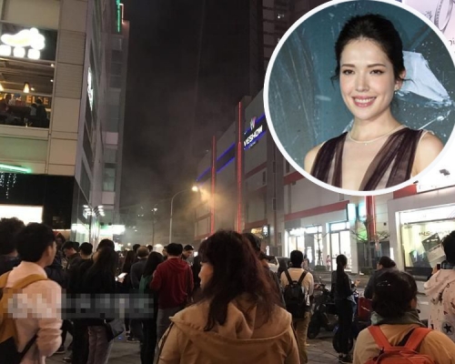 台北信義區威秀影城晚上發生火警,女星許瑋甯當時亦在現場。
