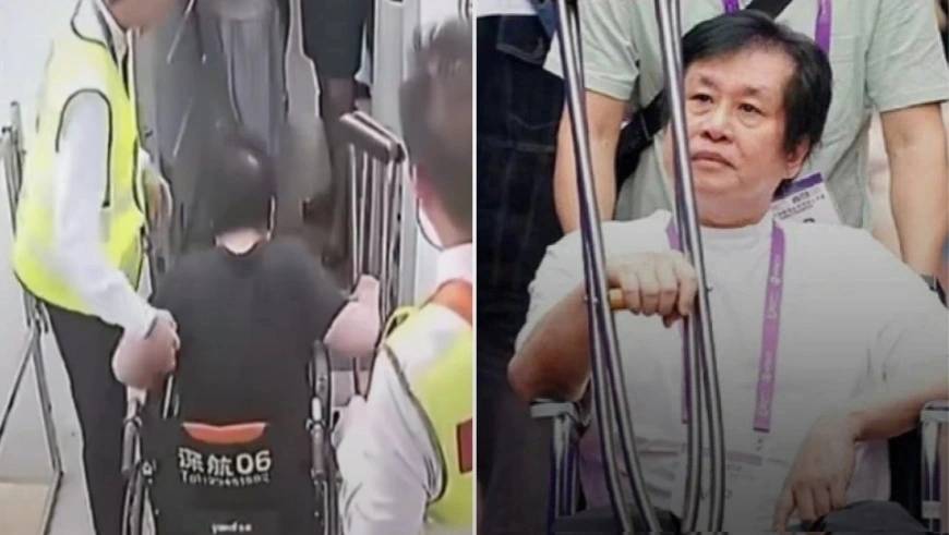 鄭智化上月在深圳機場登機時，遇到困難。微博