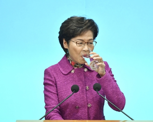 林鄭月娥。資料圖片