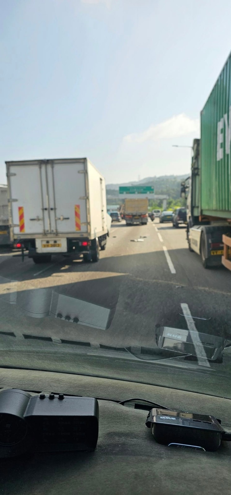 涉事的泥頭車。網上圖片 涉事的泥頭車。網上圖片