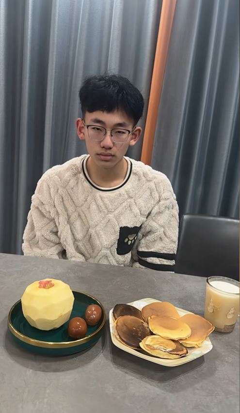 寧波人妻麗萍為16歲兒子每朝準備的極豐盛早餐。抖音