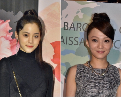 台灣藝人歐陽娜娜(左)、張韶涵(右)有傳將在大陸國慶晚會上唱「我的祖國」等歌曲。資料圖片