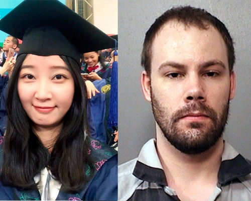 章瑩穎（左）的遺體疑似在美國伊利諾伊州中部弗米利縣的垃圾堆填區內。網圖