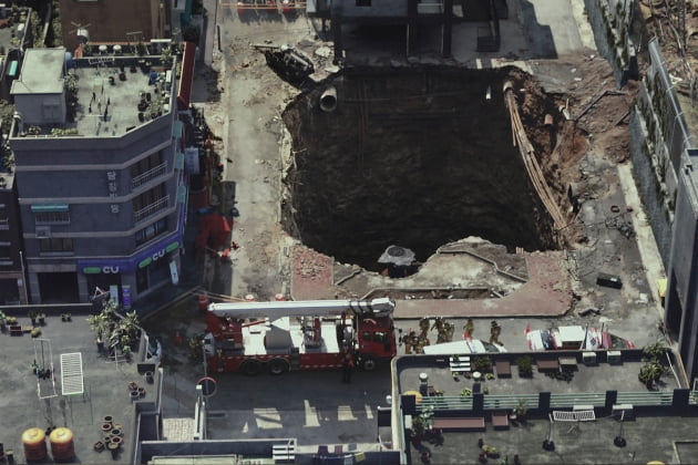 《Sinkhole》講述地陷事件令一眾主角跌入500尺深的大坑。