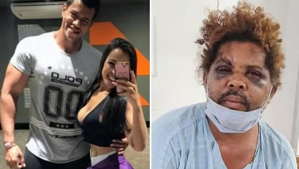 人妻收「上帝旨意」路邊車震露宿者，健身教練狂毆對方致鼻青臉腫。網圖