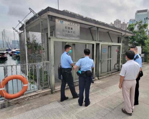 警方報到場調查。楊永亨攝