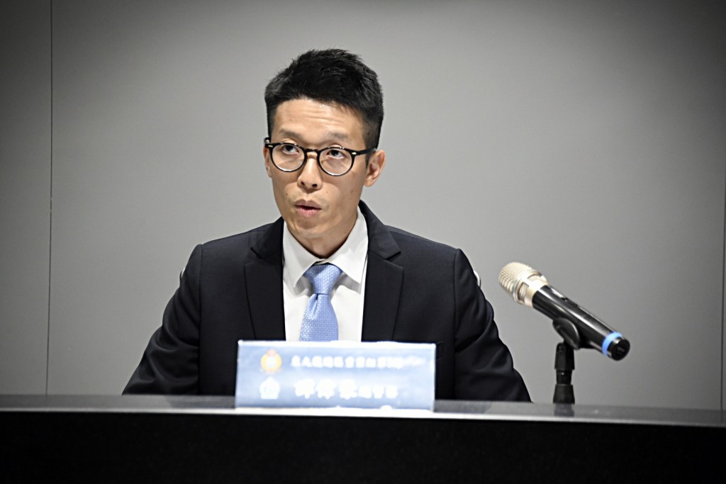 東九龍總區重案組第三隊總督察譚偉豪。 東九龍總區重案組第三隊總督察譚偉豪。