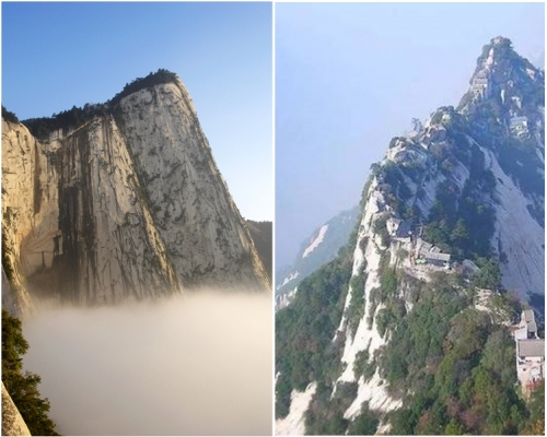 險峻的華山。網圖
