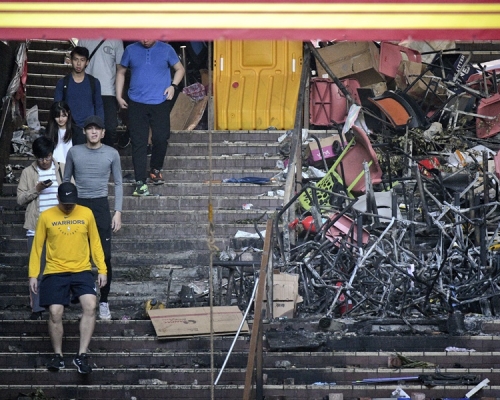 理工大學亦被波及成衝突爆發地點。資料圖片