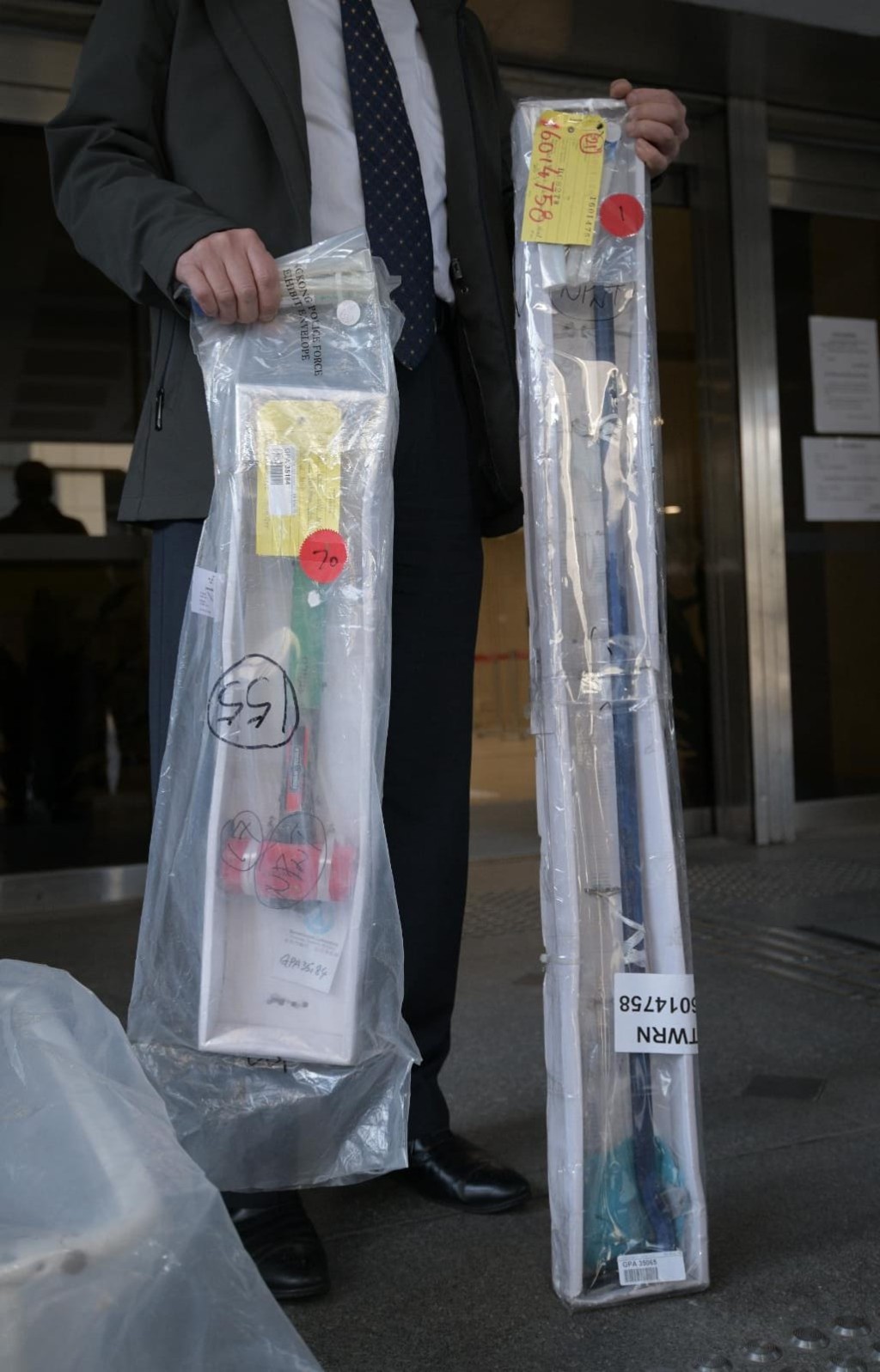 石棺藏屍案證物。