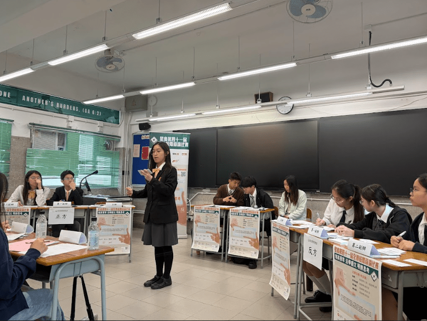 港大同学会书院正式比赛前，有透过模拟赛汲取经验。(图片由学校提供)