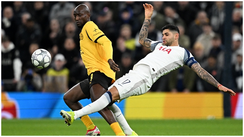 熱刺聯賽場均成功攔截20次，屬全英超最多。REUTERS