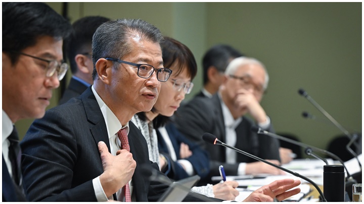 陳茂波表示,北部都會區是推動創科和其他策略性產業發展的重要基地。政府新聞處圖片