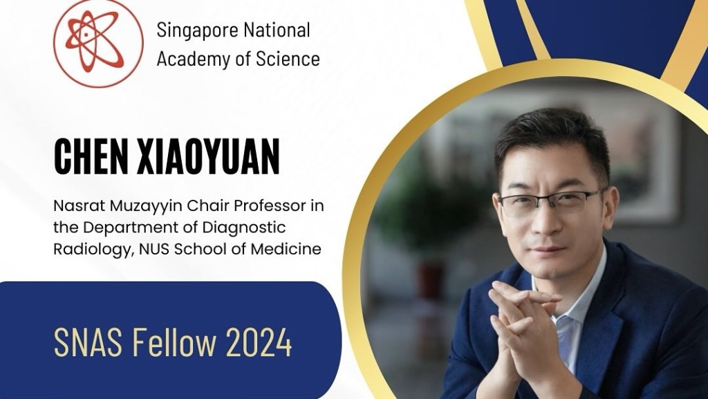 陈小元是国际知名的分子影像学和纳米医学专家。 fb / Singapore National Academy of Science