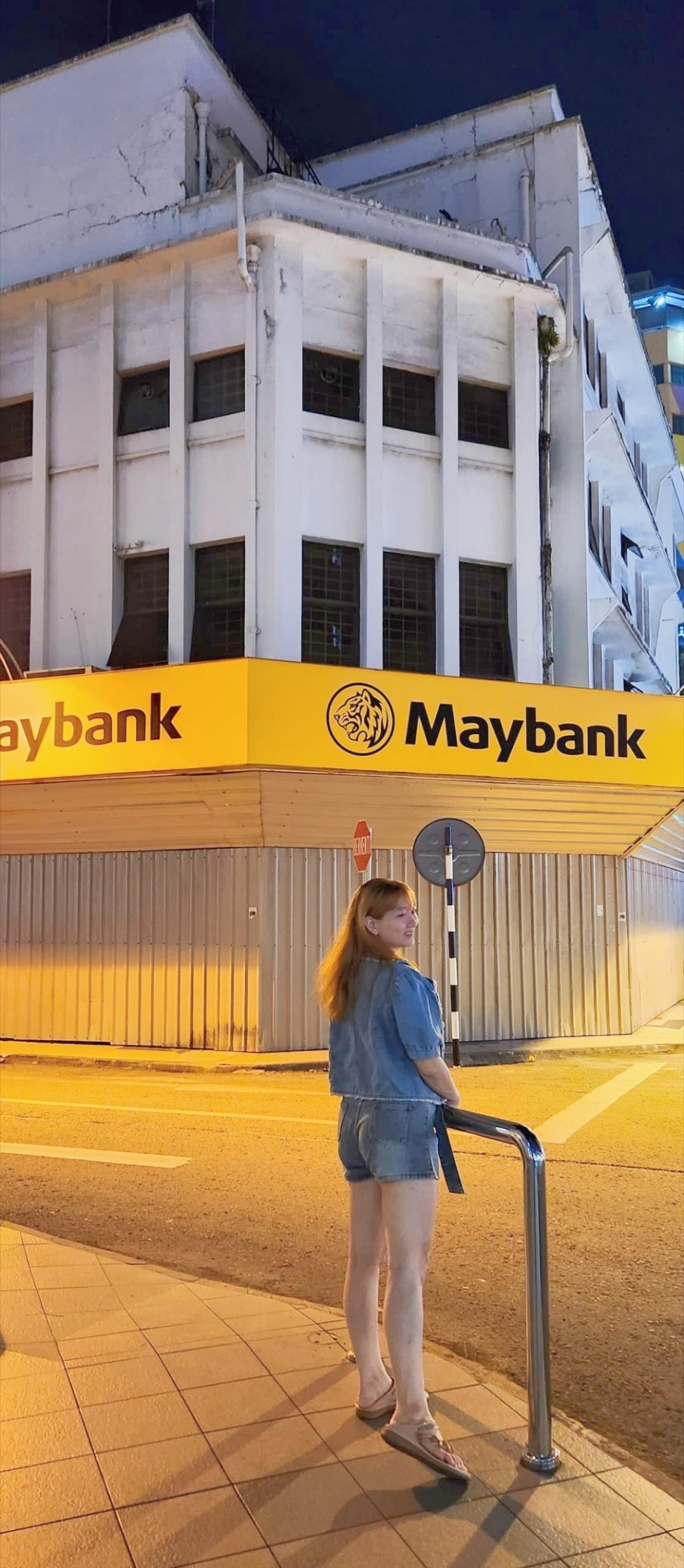 這間Maybank分行變成網紅打卡熱點。（微博）