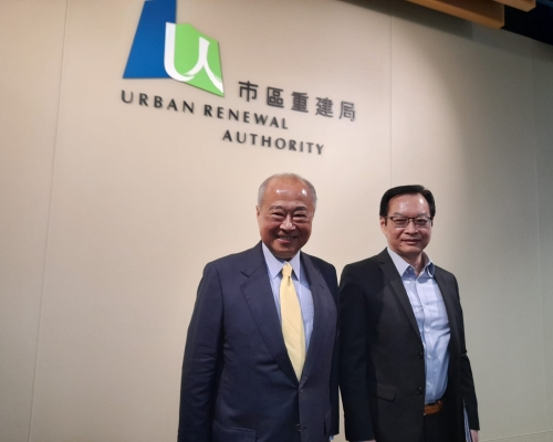 周松崗表示,市建局為未來5年需支付的收購開支及建築費用超過1000億元。