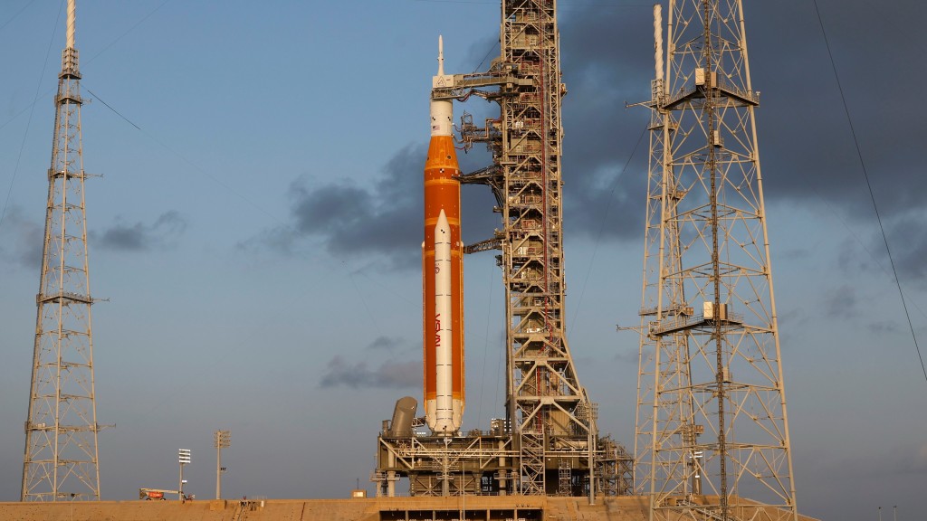 阿耳忒彌斯2號準備發射。 美聯社 阿耳忒彌斯2號準備發射。 美聯社