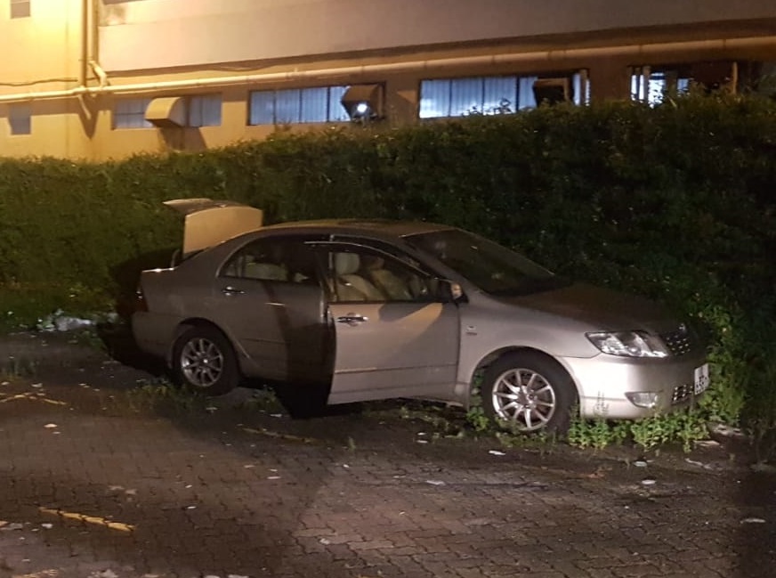 涉案私家車。